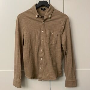 Express - Cotton Slub Buttoned Pocket Shirt - Claywash - XS